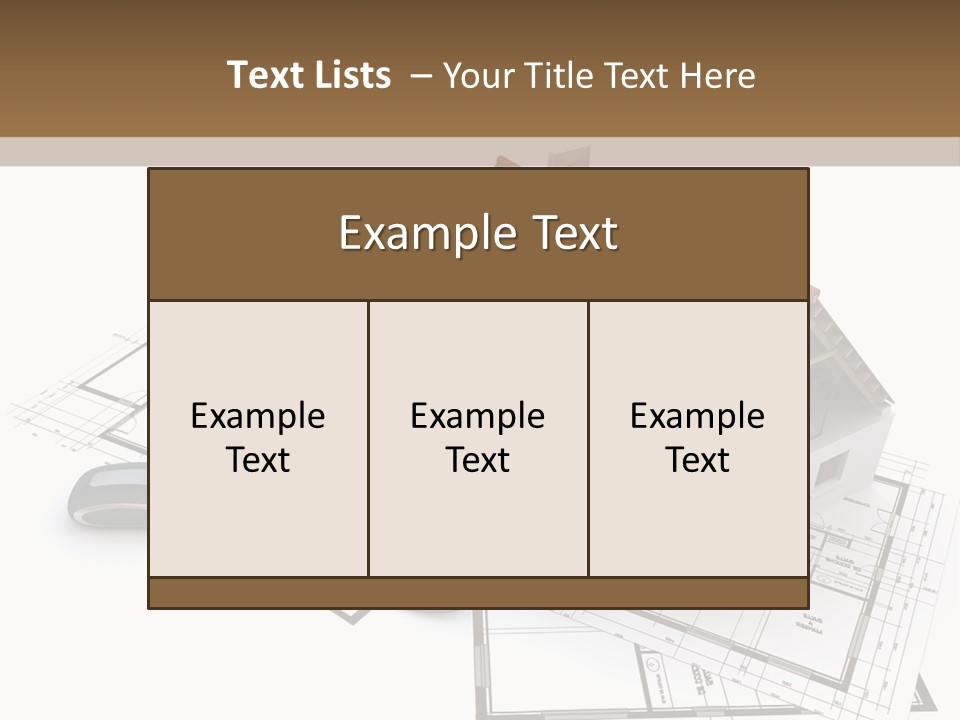 Property Architecture Trade PowerPoint Template