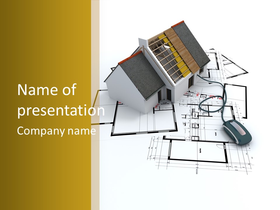 Domestic Family Building Site PowerPoint Template