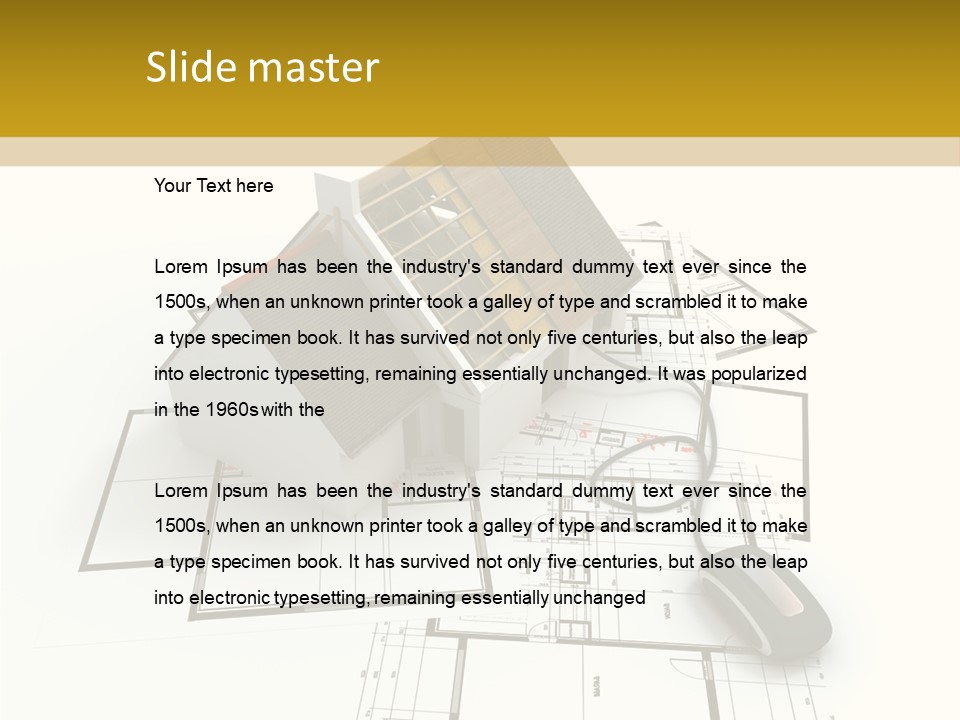 Domestic Family Building Site PowerPoint Template
