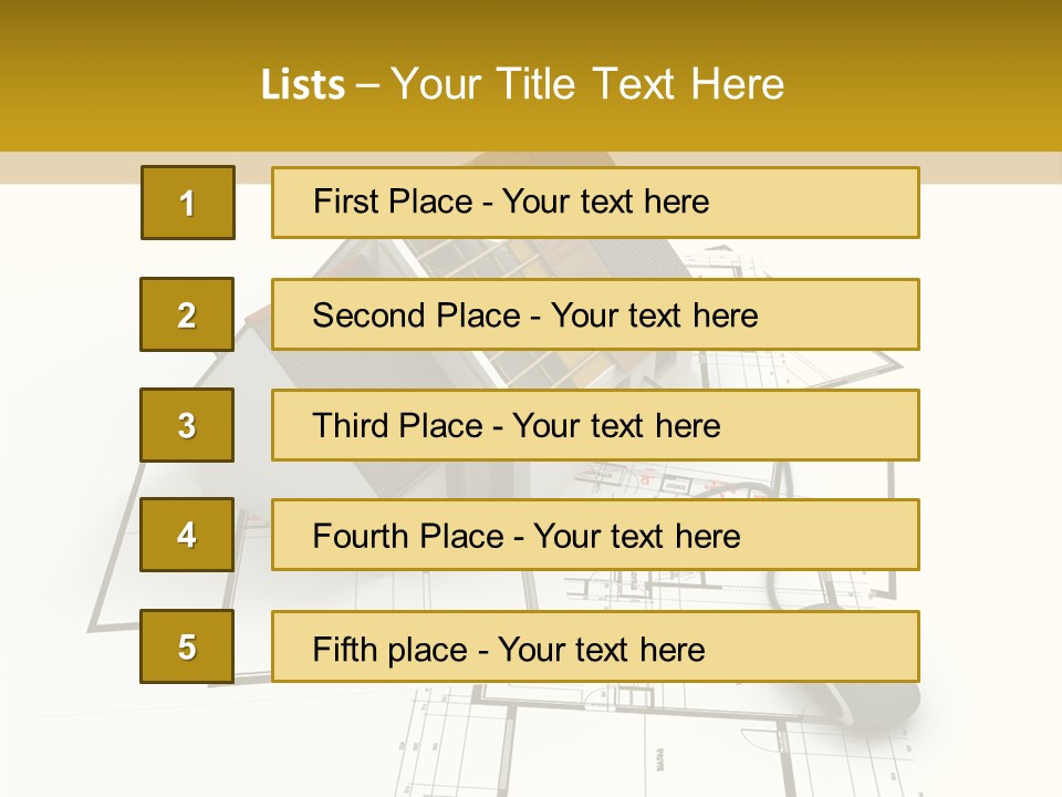 Domestic Family Building Site PowerPoint Template