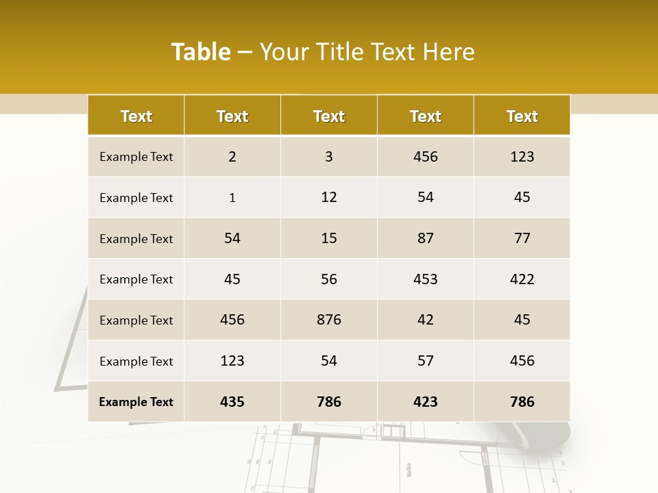 Domestic Family Building Site PowerPoint Template