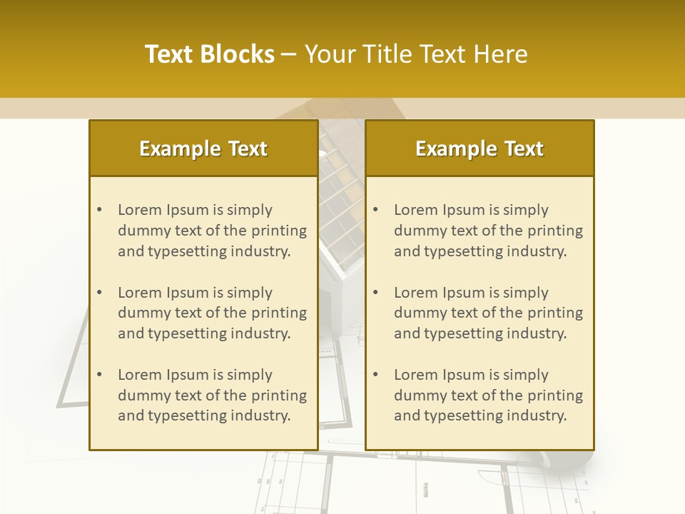 Domestic Family Building Site PowerPoint Template