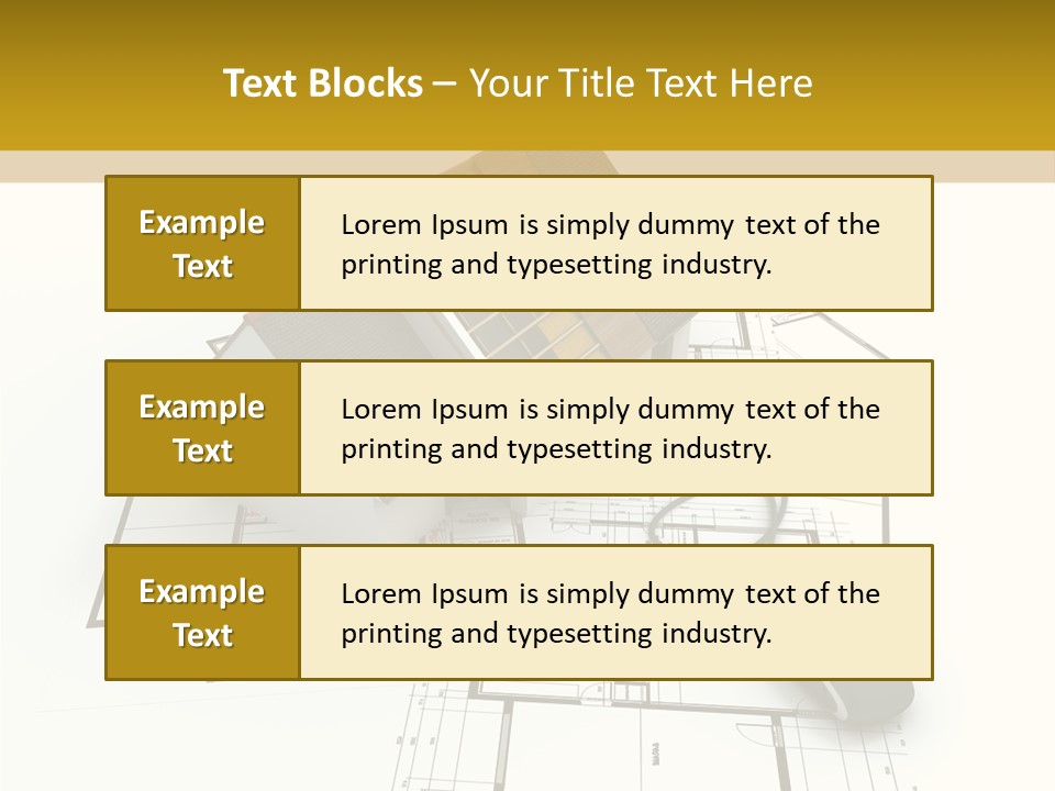 Domestic Family Building Site PowerPoint Template