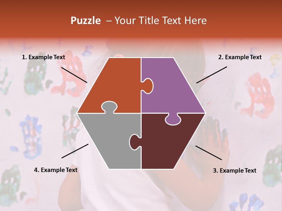 Blue Green Girl PowerPoint Template