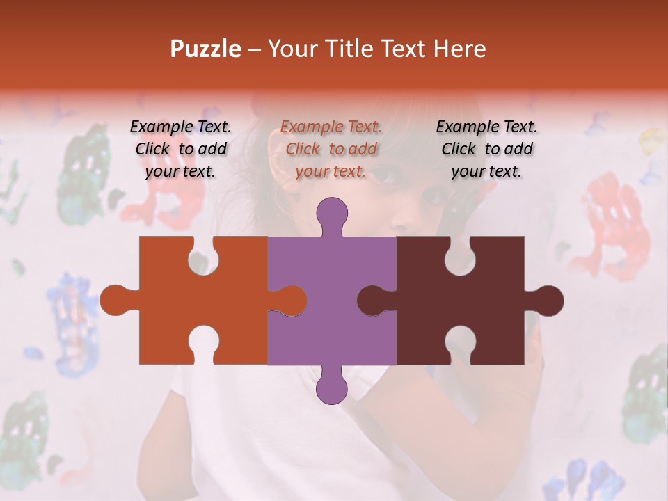 Blue Green Girl PowerPoint Template