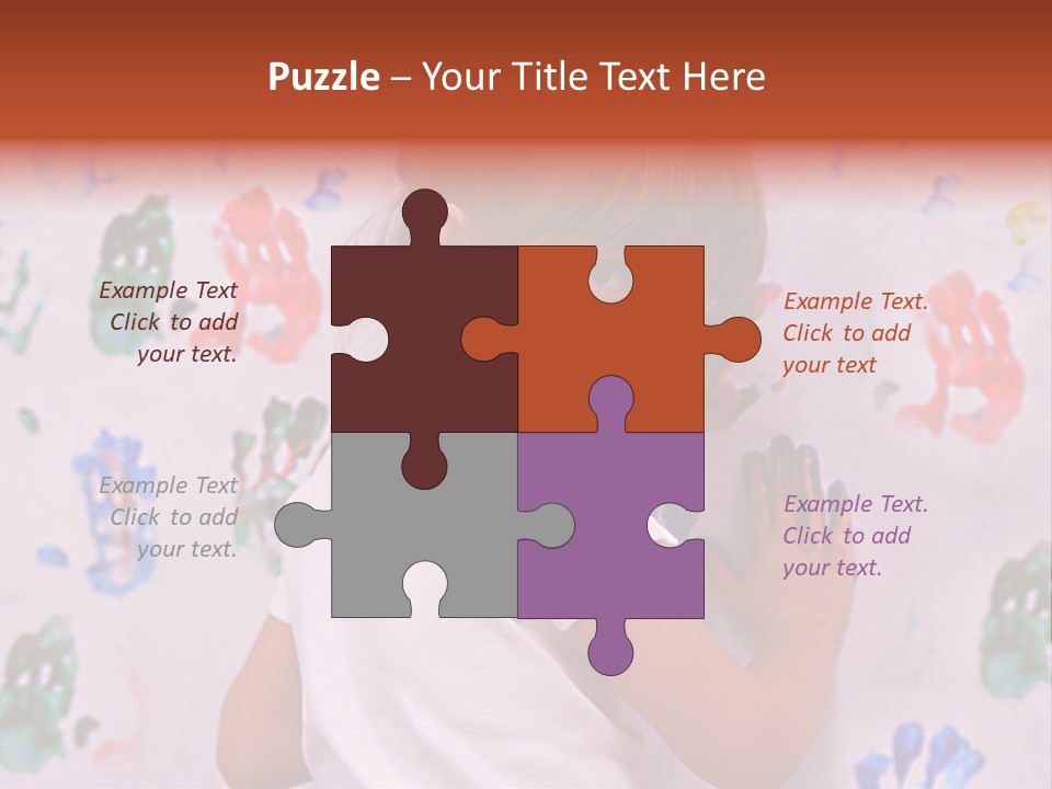 Blue Green Girl PowerPoint Template