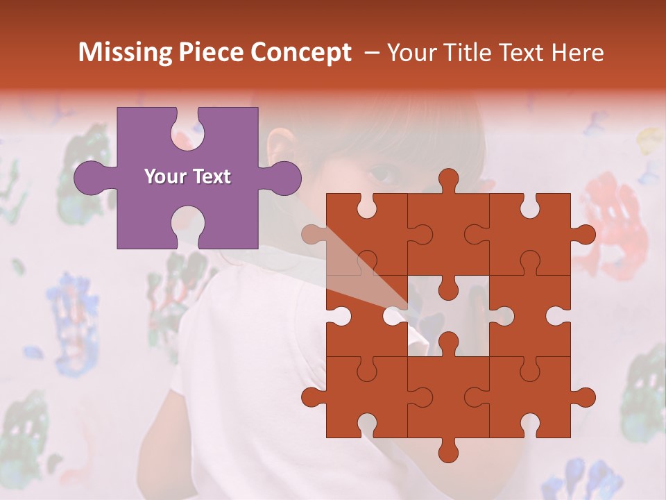 Blue Green Girl PowerPoint Template