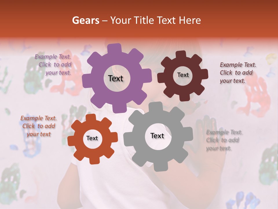 Blue Green Girl PowerPoint Template