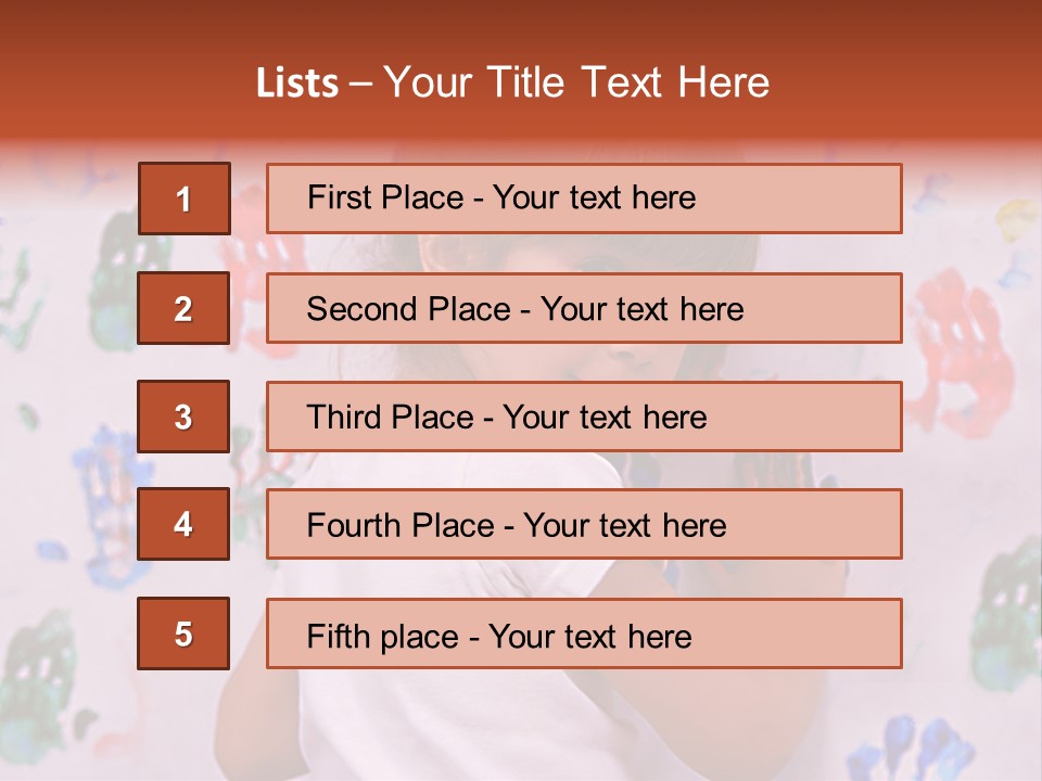 Blue Green Girl PowerPoint Template