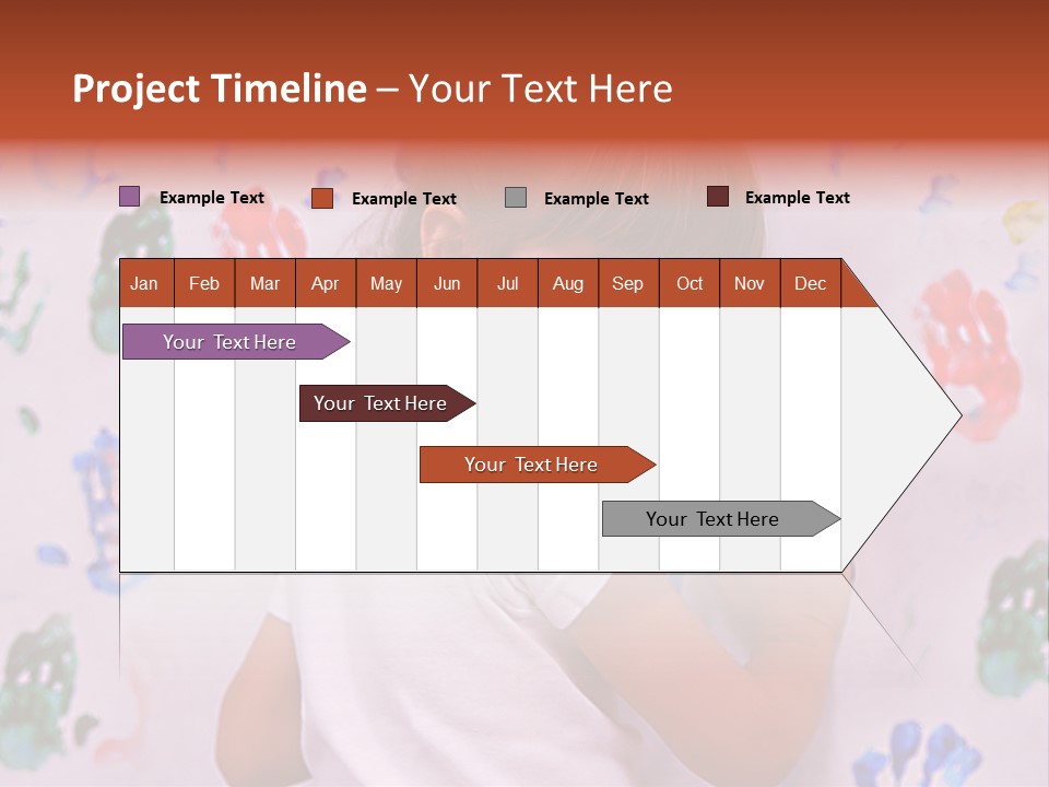 Blue Green Girl PowerPoint Template