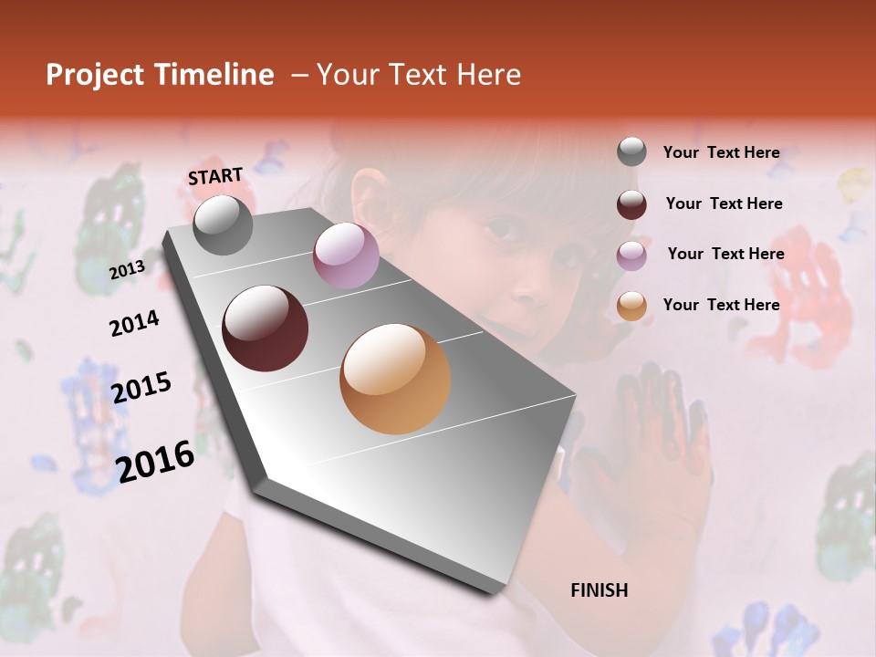 Blue Green Girl PowerPoint Template