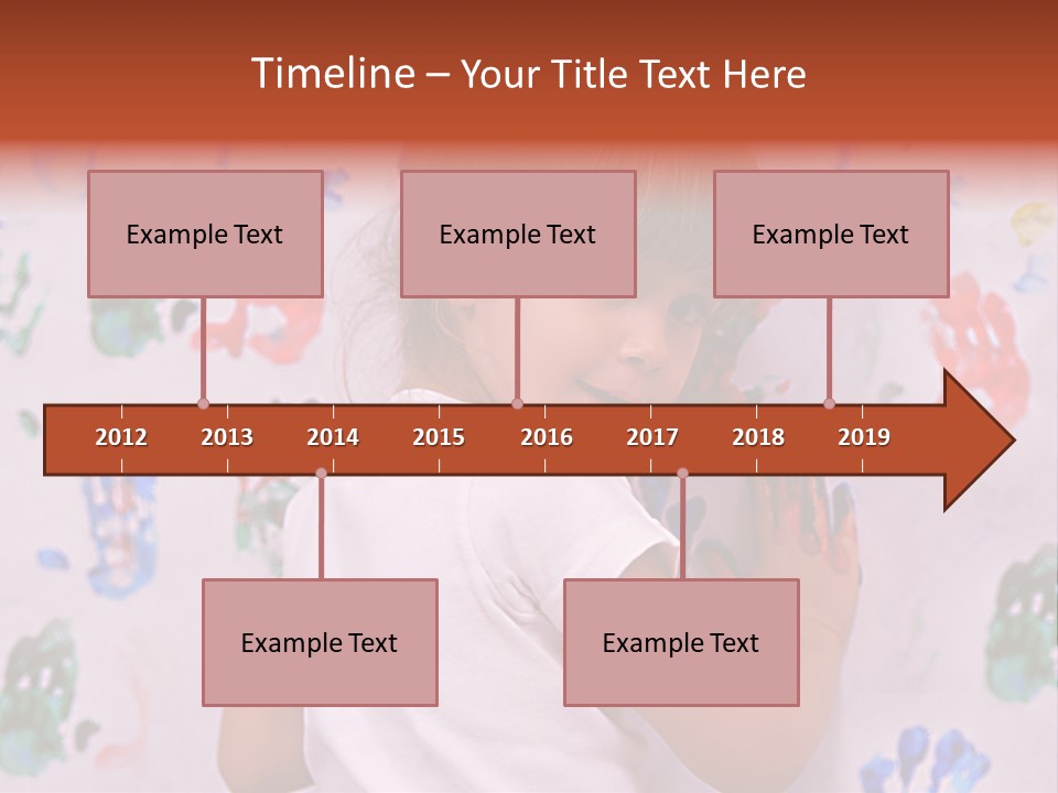 Blue Green Girl PowerPoint Template