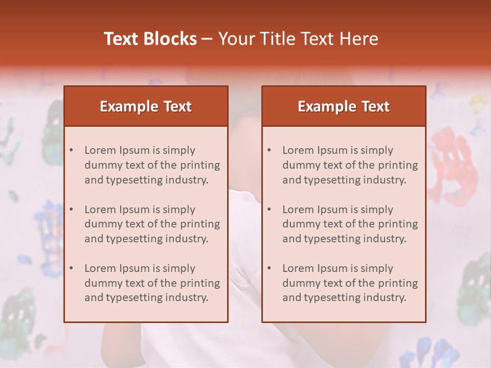 Blue Green Girl PowerPoint Template