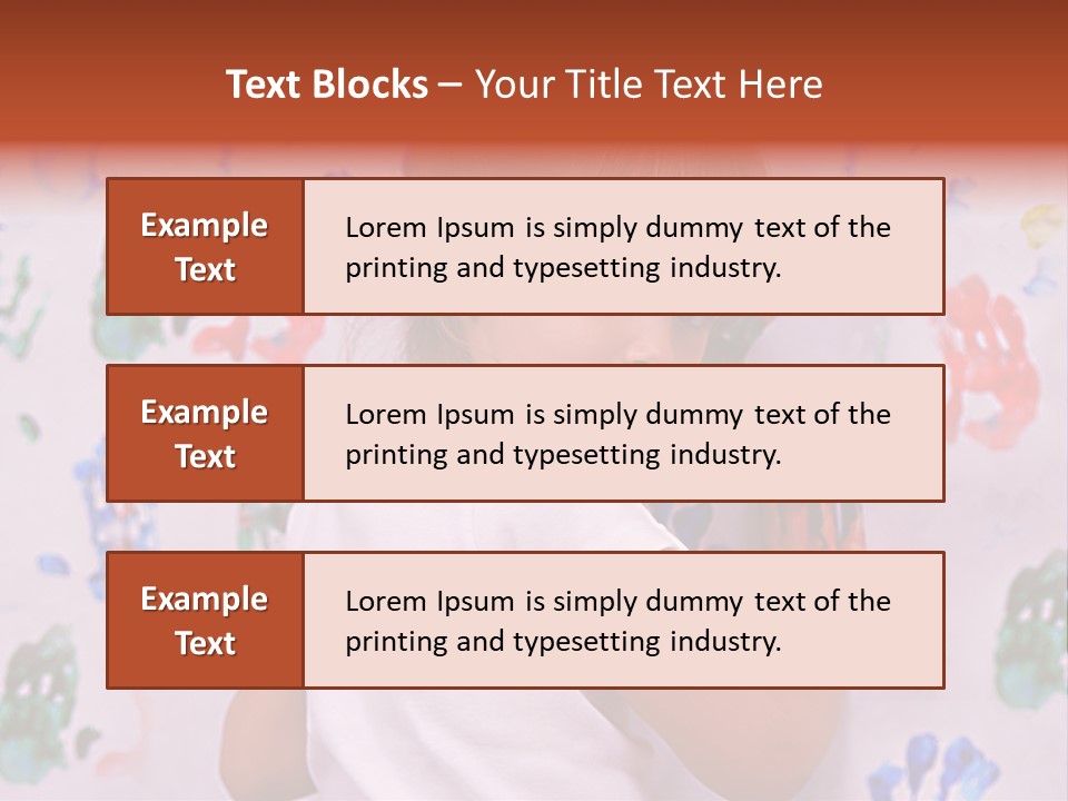 Blue Green Girl PowerPoint Template