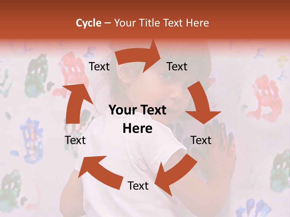 Blue Green Girl PowerPoint Template