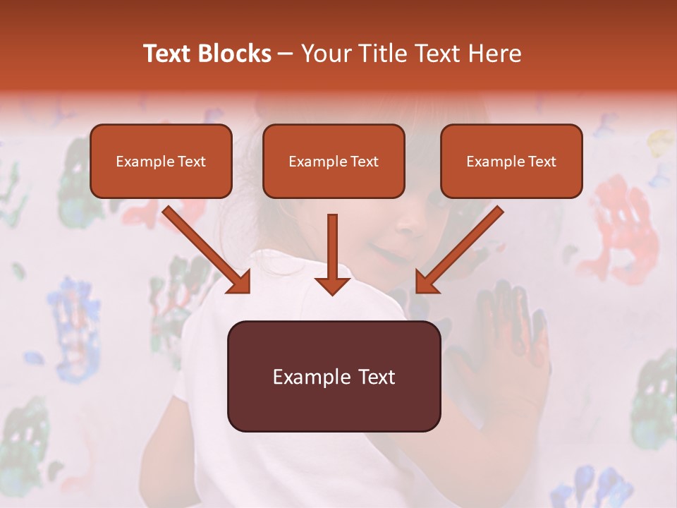 Blue Green Girl PowerPoint Template