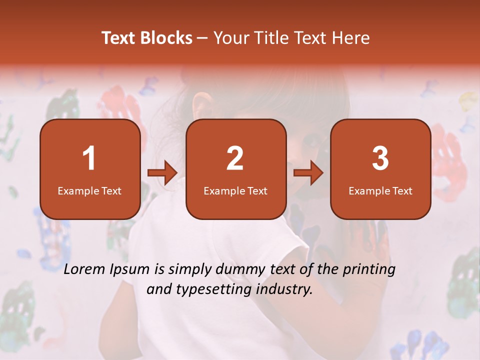 Blue Green Girl PowerPoint Template