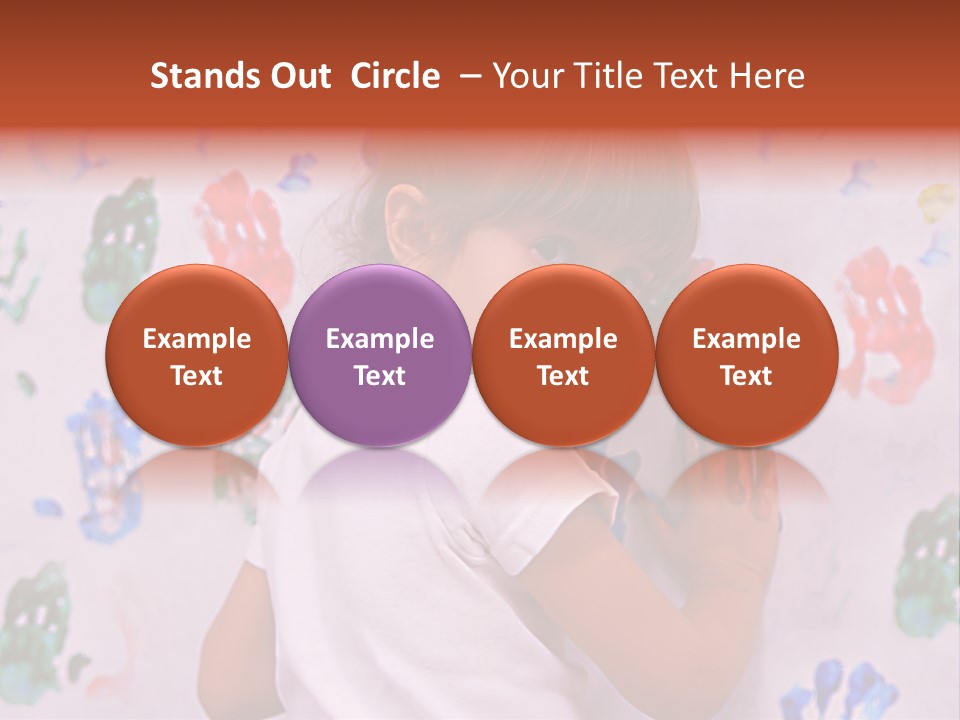 Blue Green Girl PowerPoint Template