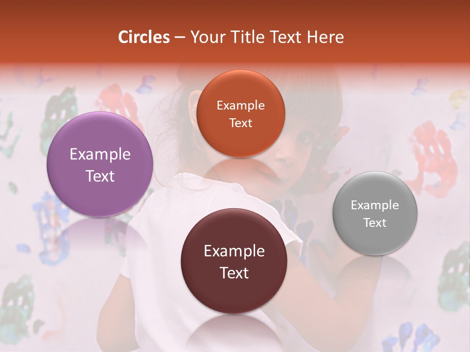 Blue Green Girl PowerPoint Template