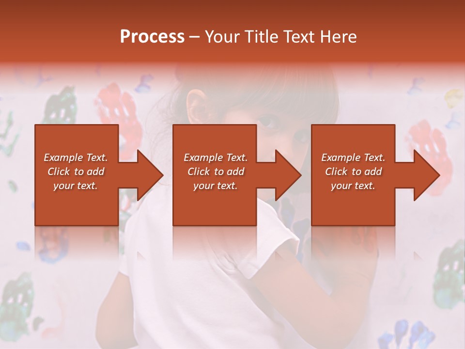 Blue Green Girl PowerPoint Template