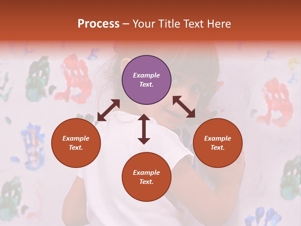 Blue Green Girl PowerPoint Template