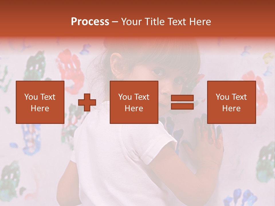 Blue Green Girl PowerPoint Template