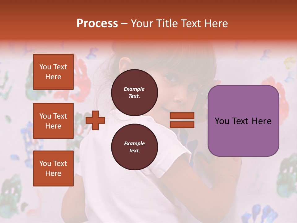 Blue Green Girl PowerPoint Template