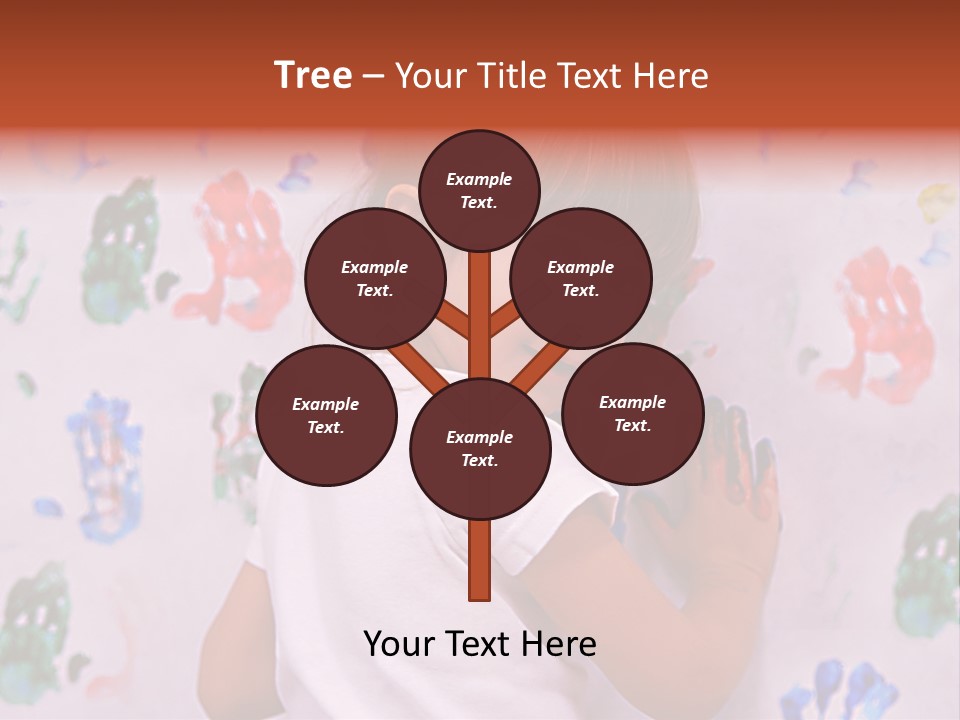 Blue Green Girl PowerPoint Template