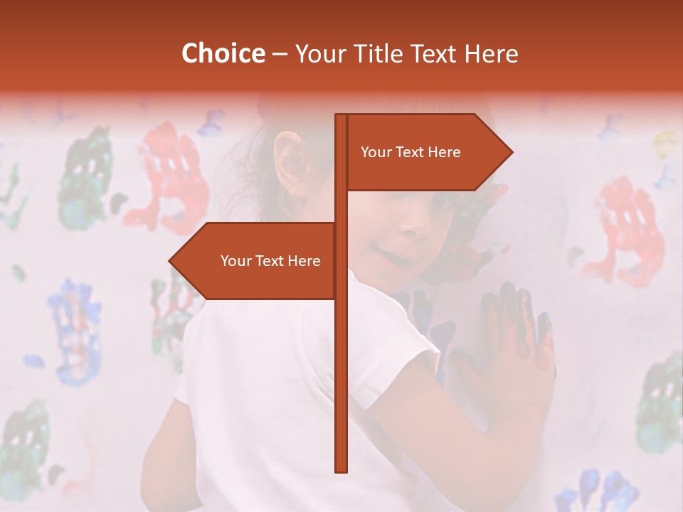 Blue Green Girl PowerPoint Template