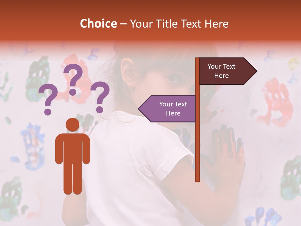 Blue Green Girl PowerPoint Template