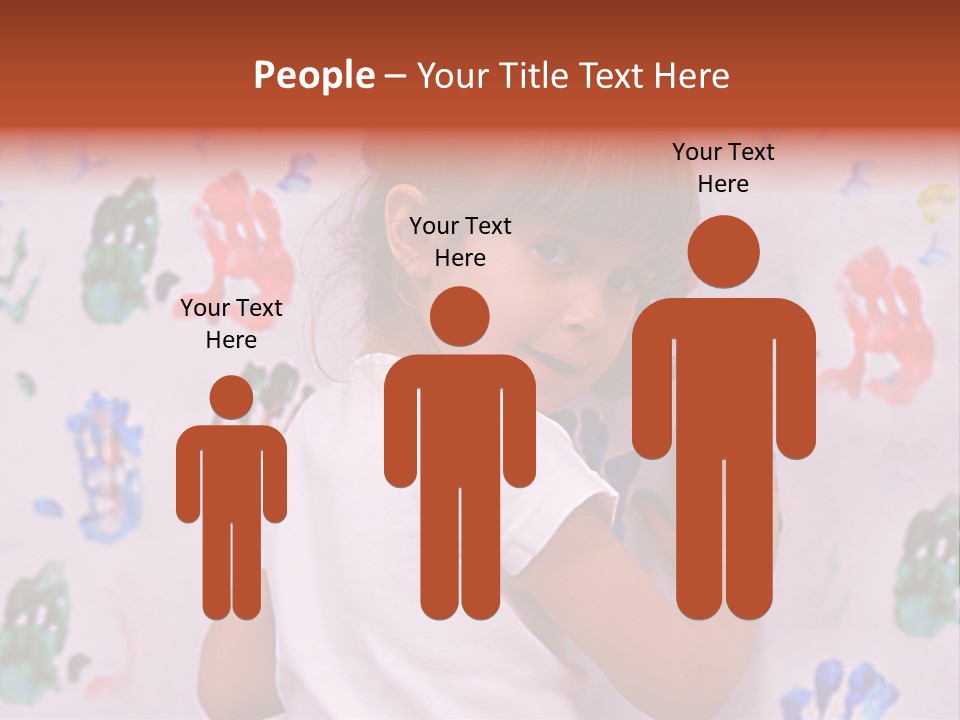 Blue Green Girl PowerPoint Template