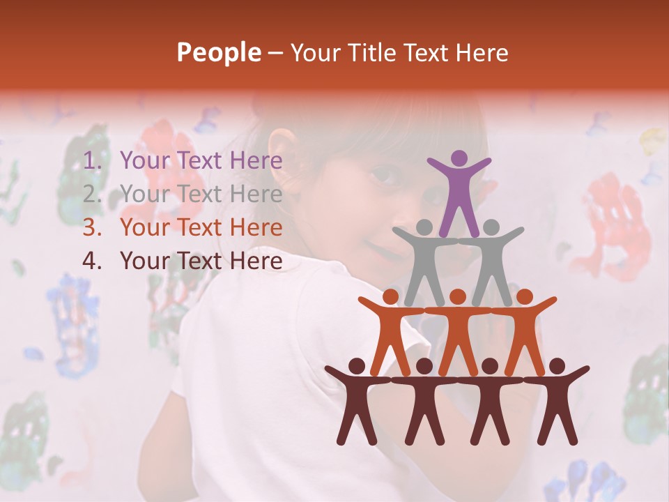 Blue Green Girl PowerPoint Template