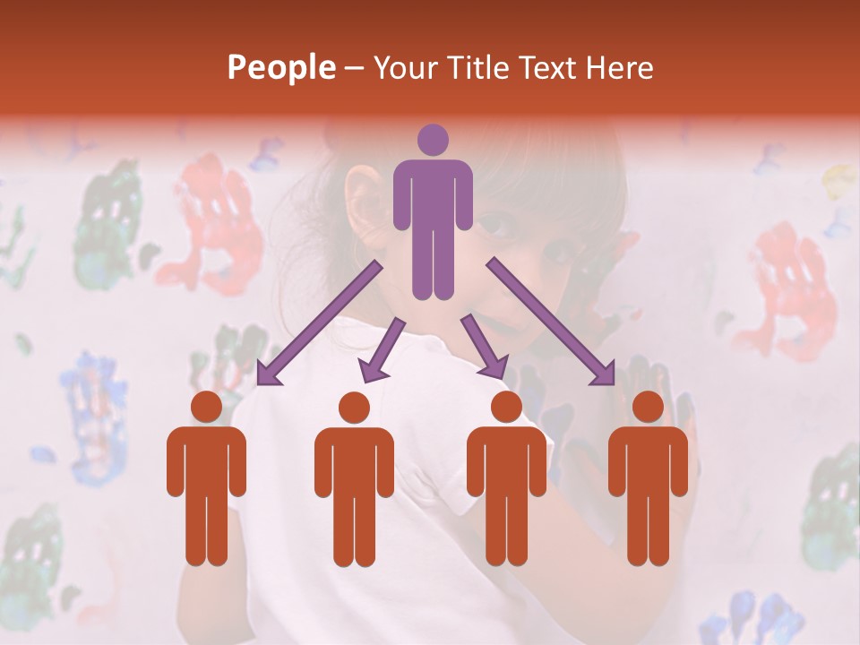 Blue Green Girl PowerPoint Template