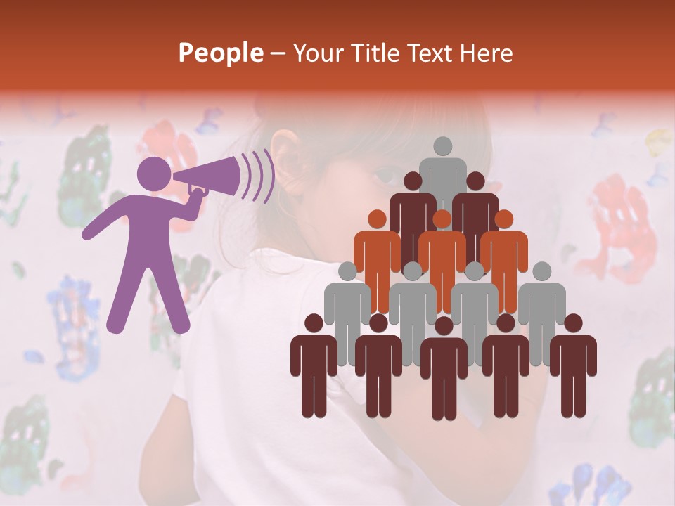 Blue Green Girl PowerPoint Template