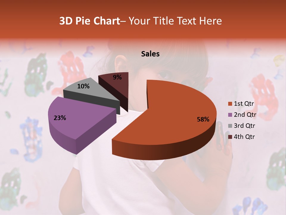 Blue Green Girl PowerPoint Template