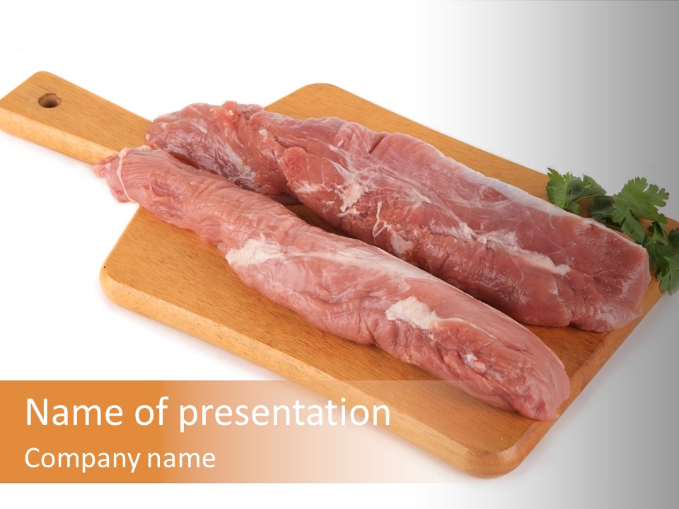 Ingredient Protein Herb PowerPoint Template