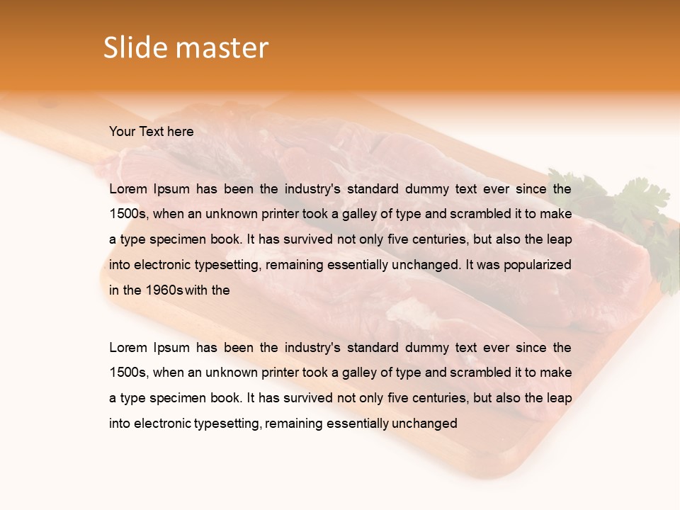 Ingredient Protein Herb PowerPoint Template