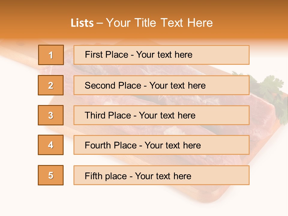 Ingredient Protein Herb PowerPoint Template