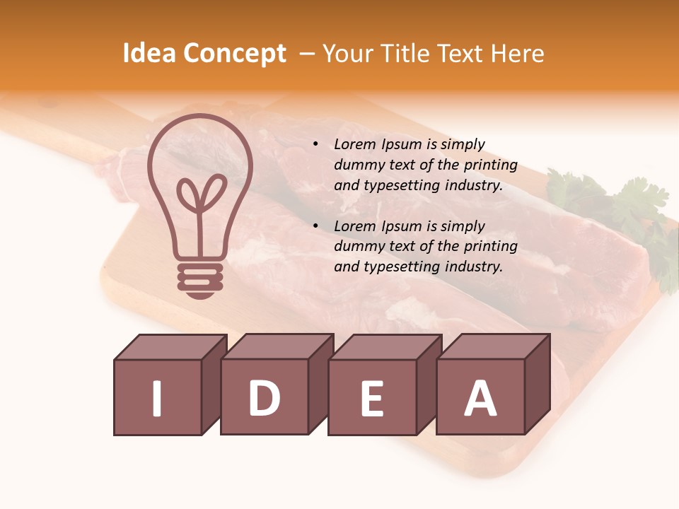 Ingredient Protein Herb PowerPoint Template