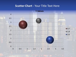 Town Hudson Silhouette PowerPoint Template