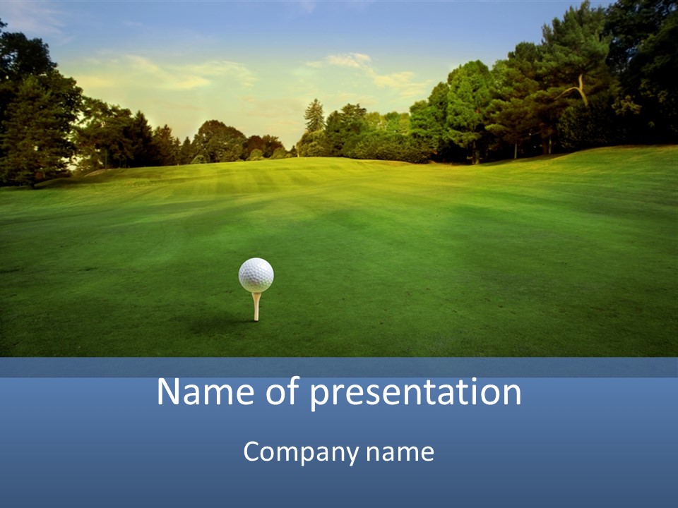 Club Plant Play PowerPoint Template