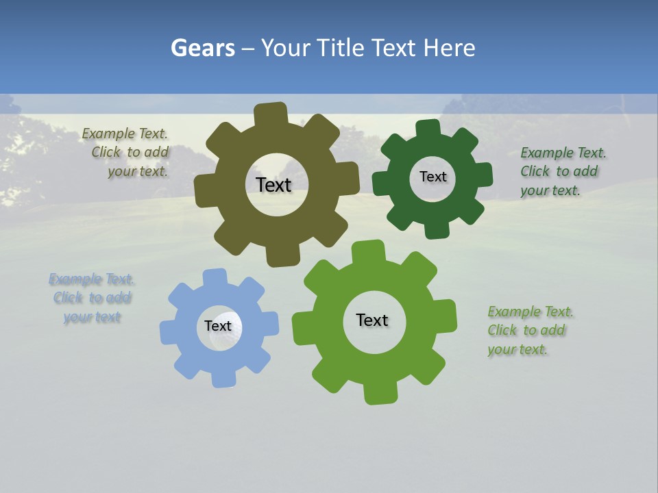 Club Plant Play PowerPoint Template