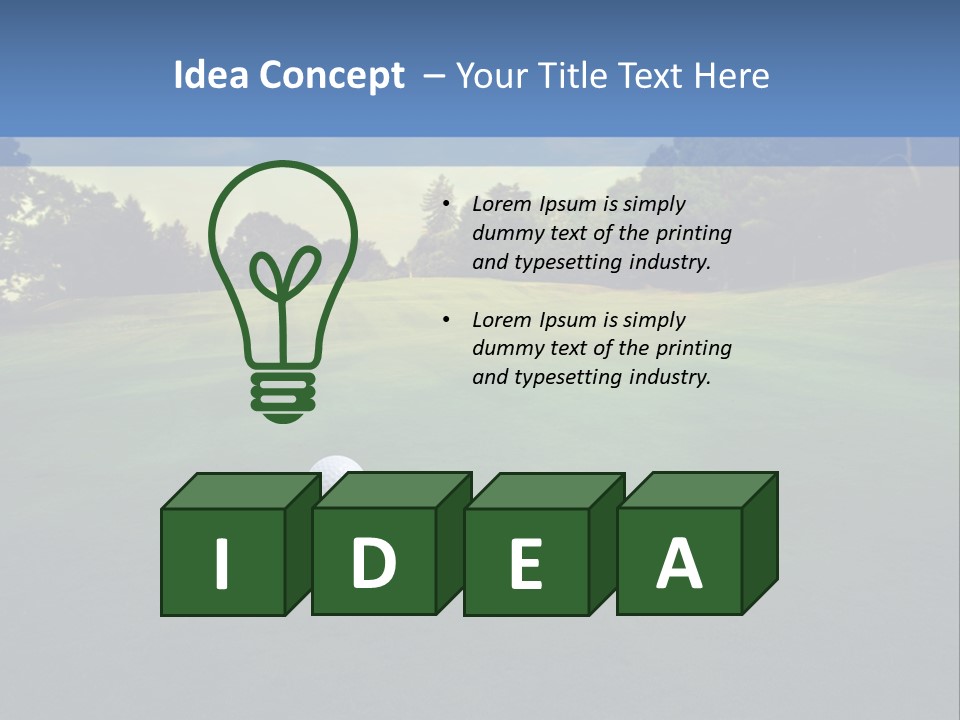 Club Plant Play PowerPoint Template