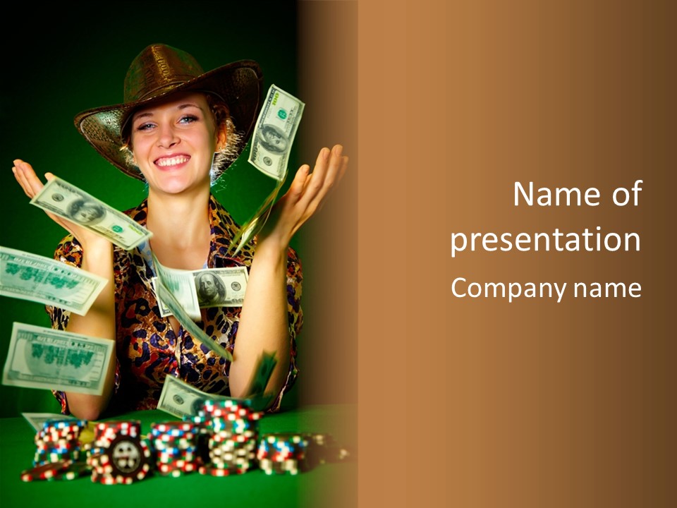 Facial Opportunity Young PowerPoint Template