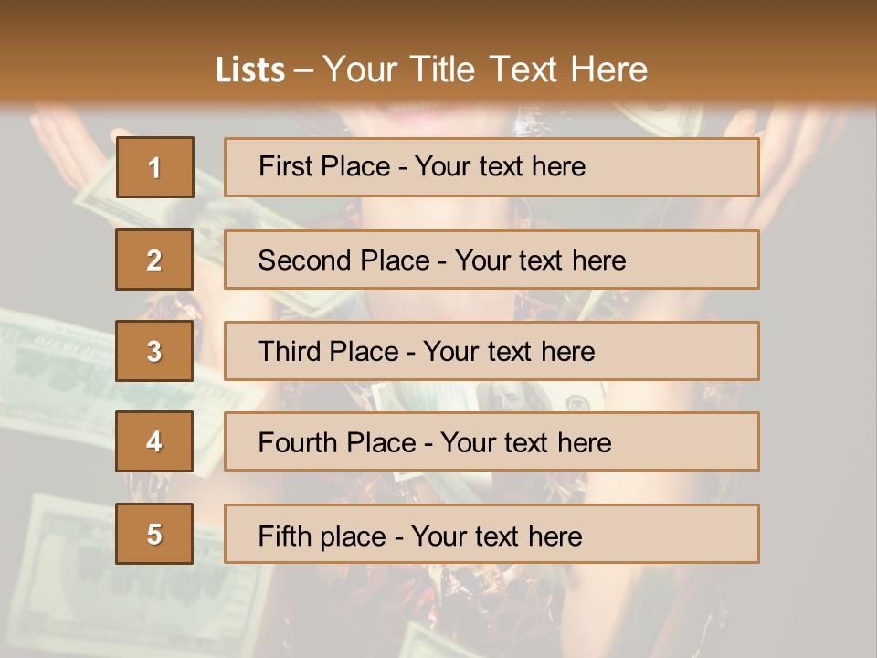 Facial Opportunity Young PowerPoint Template