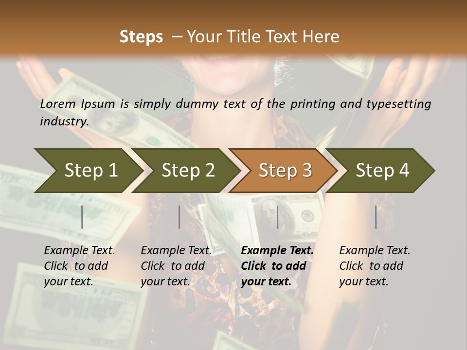 Facial Opportunity Young PowerPoint Template