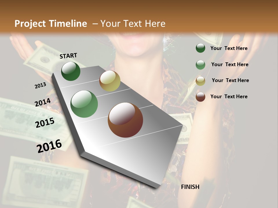 Facial Opportunity Young PowerPoint Template