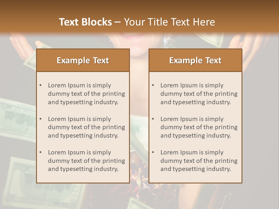 Facial Opportunity Young PowerPoint Template