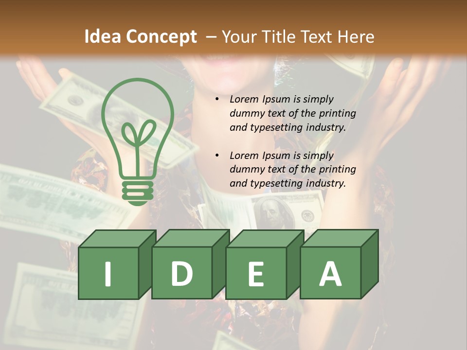 Facial Opportunity Young PowerPoint Template