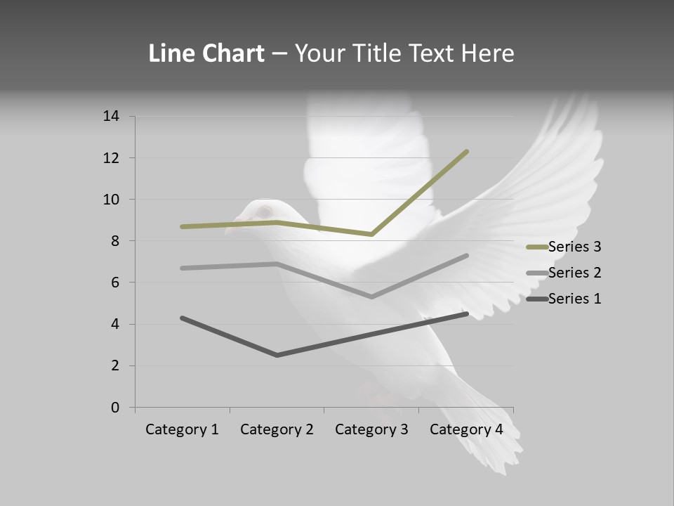Purity Isolated Feather PowerPoint Template